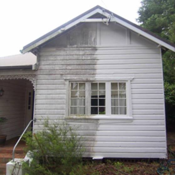 Exterior house washing